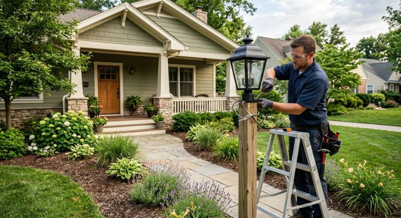 Landscape Lighting Installation in Kansas City, MO